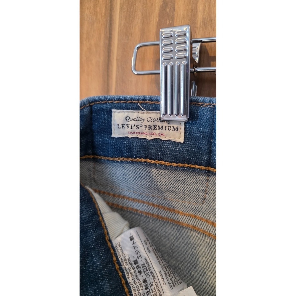 Levi's Lot 510 Jeans Womens 33x30 Blue Mid Wash Stretch Tapered Leg 5-Pocket‎ - Picture 5 of 7